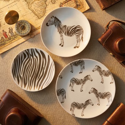 Набор тарелок ф. Универсал рис. Сафари. Зебра, 3 предмета