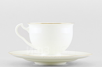 Чашка с блюдцем чайная ф. Айседора рис. Золотая лента