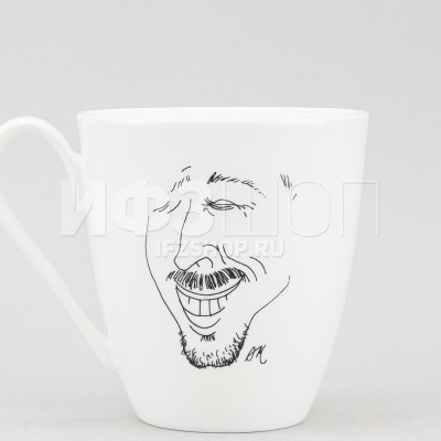 Бокал ф. Вариации рис. Автопортрет. Андрей Макаревич