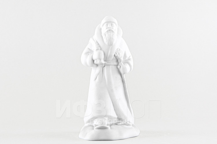 Дед мороз Белый (высота 17.4 см) в Москве