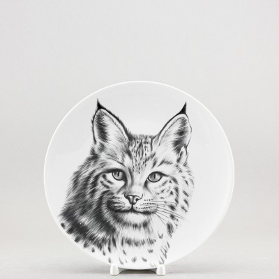 Набор тарелок ф. Универсал рис. Рысь, 3 предмета