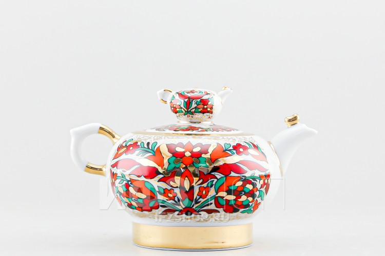 Чайник заварочный ф. Семейный рис. Красный петух (несортный) 