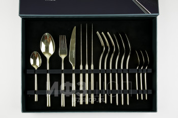 Набор столовых приборов, серия Модерн gold, 16 предметов