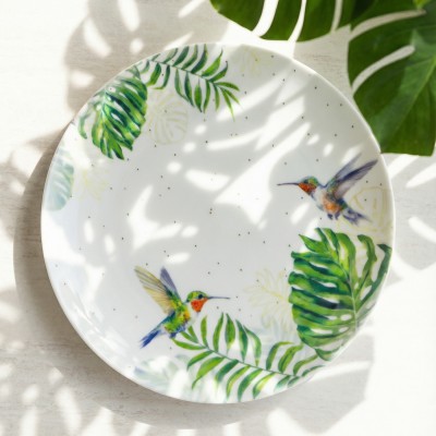 Тарелка плоская 24 см ф. Универсал рис. Оазис