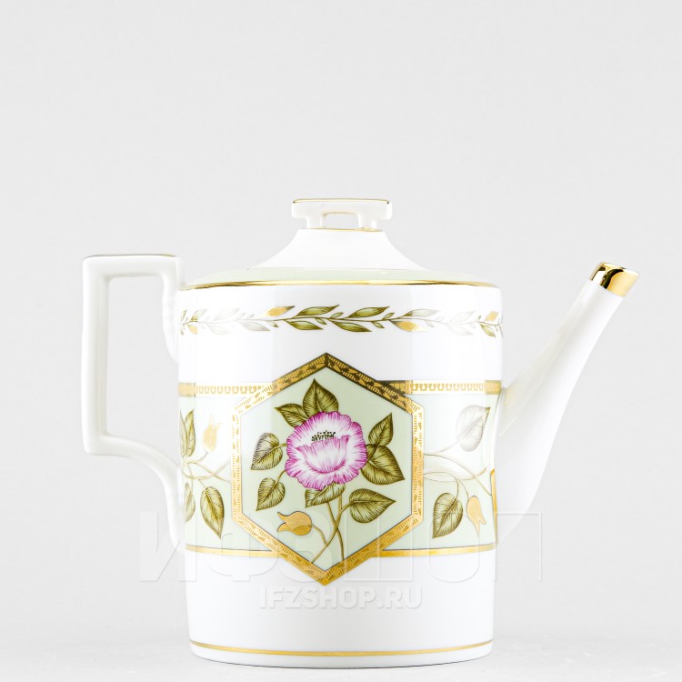 Чайник заварочный ф. Гербовая 1000 мл рис. Нефритовый фон в Москве