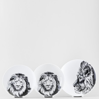 Набор тарелок ф. Универсал рис. Лев, 3 предмета