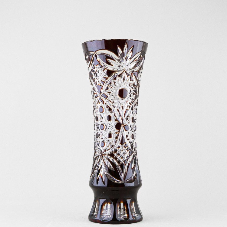 Ваза для цветов, высота 32 см, бордовый наклад, 5/6 в Москве