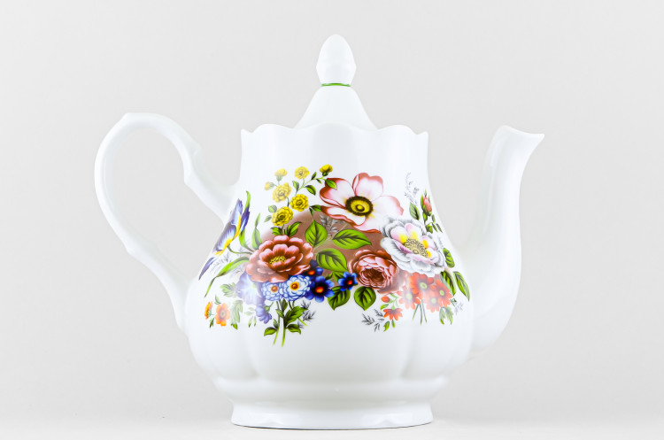 Чайник заварочный ф. Романс большой рис. Букет цветов 