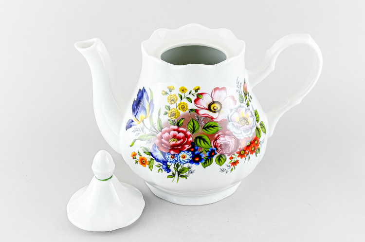 Чайник заварочный ф. Романс большой рис. Букет цветов 