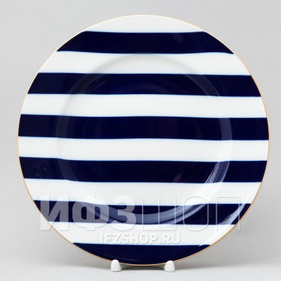 Тарелка плоская 27 см ф. Гладкая рис. Фифти-фифти