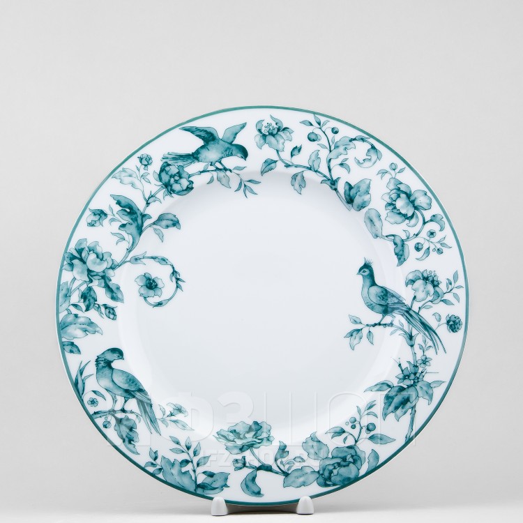 Тарелка плоская 27 см ф. Европейская рис. Monplaisir Green / Монплезир зеленый в Москве