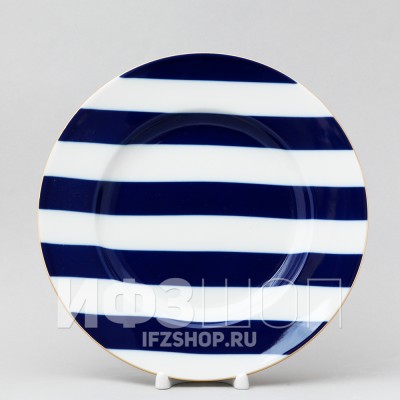 Тарелка плоская 24 см ф. Гладкая рис. Фифти-фифти