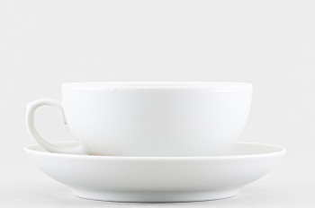 Чашка с блюдцем чайная ф. Рубин рис. Вишня