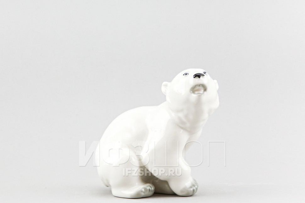 Медвежонок белый (высота 11.6 см)
