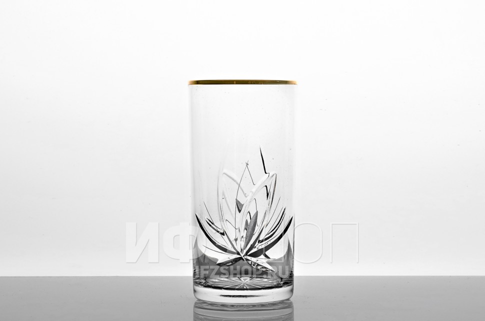 Набор из 6 стаканов 330 мл ф. 5107 серия 900/43 (Цветок с отводкой)