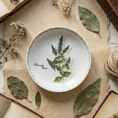 Тарелка глубокая 20.5 см ф. Универсал рис. Ботаника