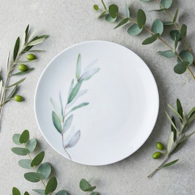 Тарелка плоская 17.5 см ф. Универсал рис. Аллея