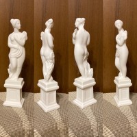 Из серии Музы Летнего сада: День. Костяной фарфор, бисквит.