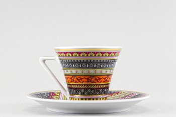 Чашка с блюдцем кофейная 80 мл рис. Исфахан / Ispahan