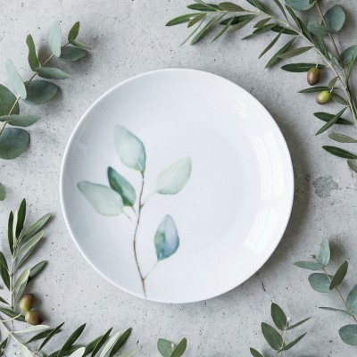 Тарелка глубокая 20.5 см ф. Универсал рис. Аллея