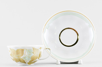 Чашка с блюдцем чайная ф. Тюльпан рис. Флора