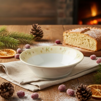 Салатник 600 мл ф. Идиллия рис. Рождественский вечер