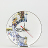Декоративная тарелка-часы 19.5 см рис. Мосты времени