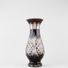 Ваза для цветов, высота 28 см, бордовый наклад, 740/1 в Москве