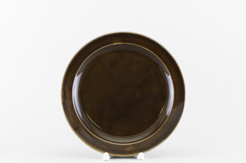Тарелка плоская 22 см ф. Принц рис. Акварель (коричневый)