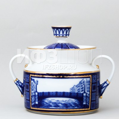 Сахарница ф. Банкетная рис. Мосты Санкт-Петербурга