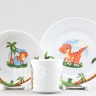 Детский набор ф. Идиллия рис. Динозаврики (с миской) 