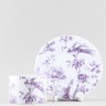 Чашка с блюдцем чайная ф. Соло рис. Monplaisir Violet / Монплезир фиолетовый