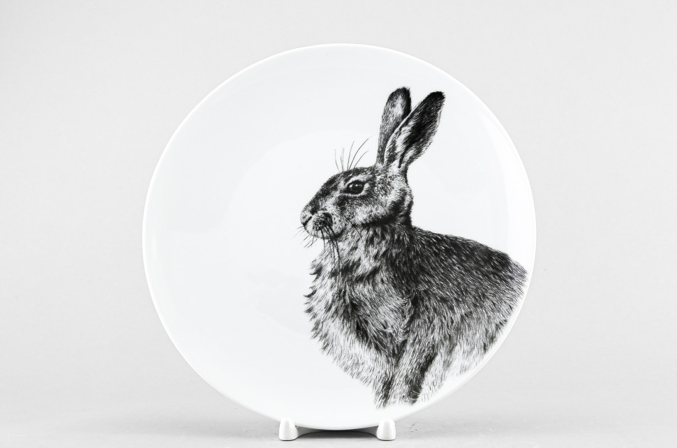 Тарелка плоская 24 см ф. Универсал рис. Кролик