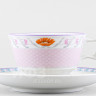Чашка с блюдцем чайная ф. Александрия рис. Фазаны