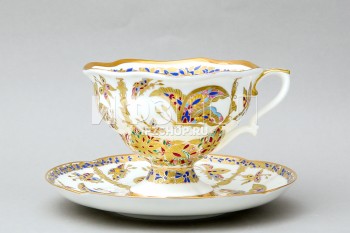 Чашка с блюдцем чайная ф. Наташа рис. Фантастические бабочки