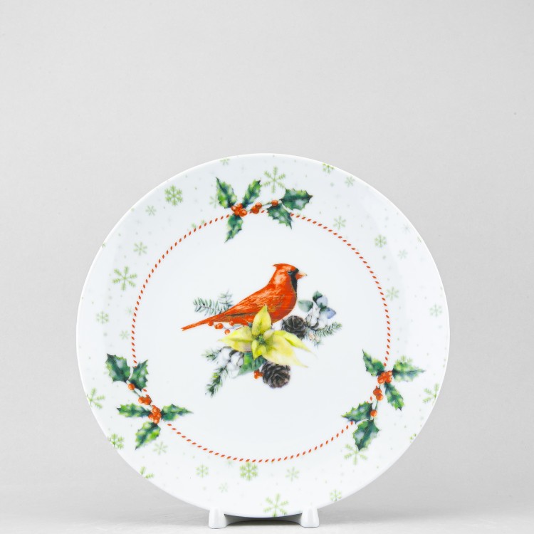 Тарелка плоская 24 см ф. Универсал рис. Новый год в Москве