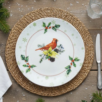 Тарелка плоская 24 см ф. Универсал рис. Новый год