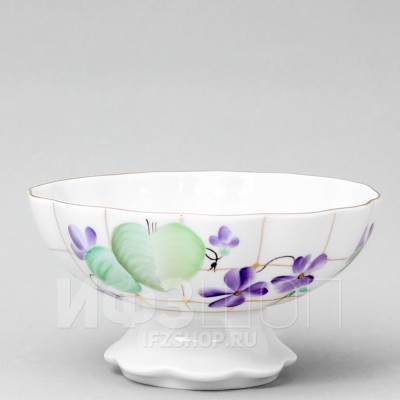 Ваза для конфет ф. Тюльпан рис. Лесная фиалка