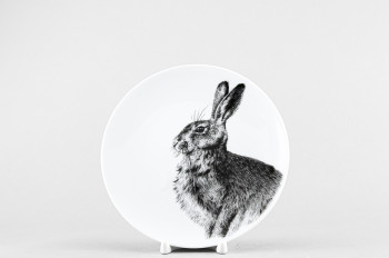 Тарелка плоская 20 см ф. Универсал рис. Кролик