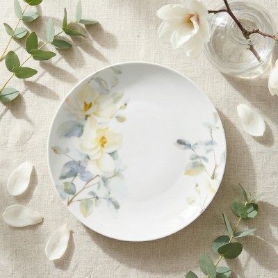 Тарелка глубокая 20.5 см ф. Универсал рис. Белый шиповник