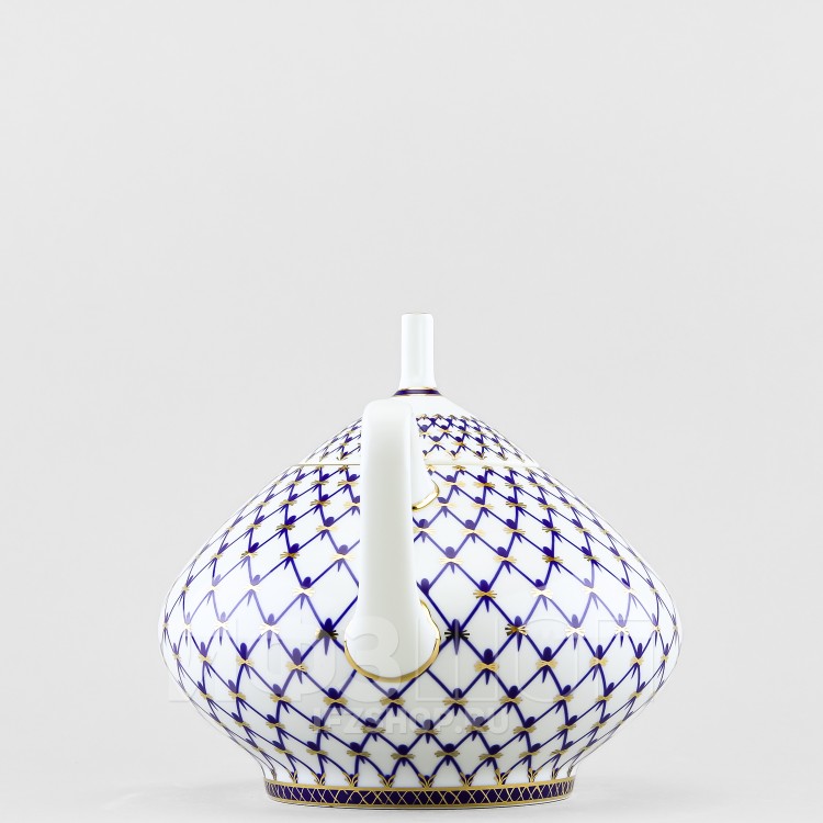 Чайник заварочный ф. Купольная рис. Кобальтовая сетка в Москве