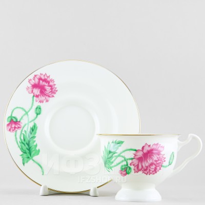 Чашка с блюдцем чайная 240 мл ф. Айседора рис. Олимпия