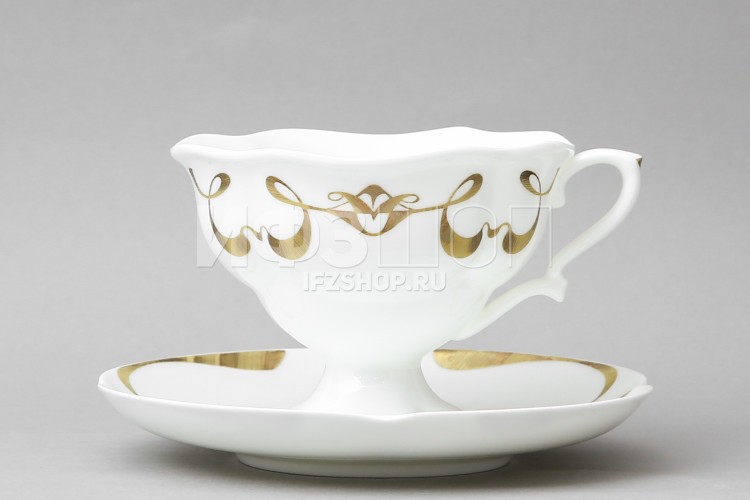 Чашка с блюдцем чайная ф. Наташа рис. Фиона в Москве