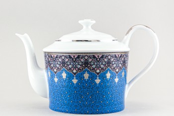 Чайник заварочный рис. Дхара в синем / Dhara Bleu