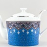 Чайник заварочный рис. Дхара в синем / Dhara Bleu