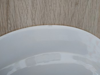 Тарелка плоская 24 см ф. Гладкий край рис. Прованс новый (Уценка)