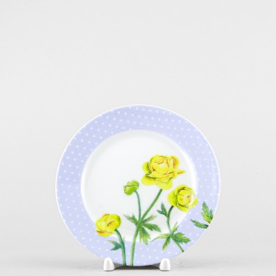 Тарелка плоская 17.5 см ф. Идиллия рис. Ситец. Купальница