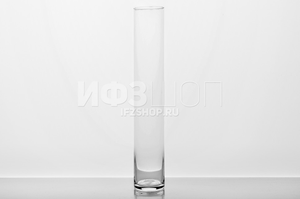 Ваза-цилиндр, диаметр 10 см, высота 60 см, форма 7856