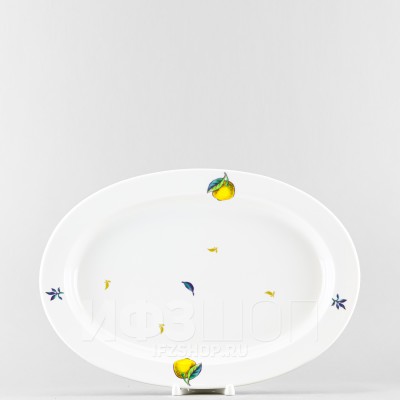 Блюдо овальное 35 х 24 см ф. Молодежная рис. Лимоны