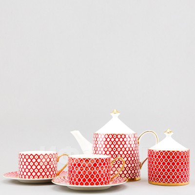 Сервиз чайный ф. Идиллия рис. Скарлетт, 4 персоны 10 предметов